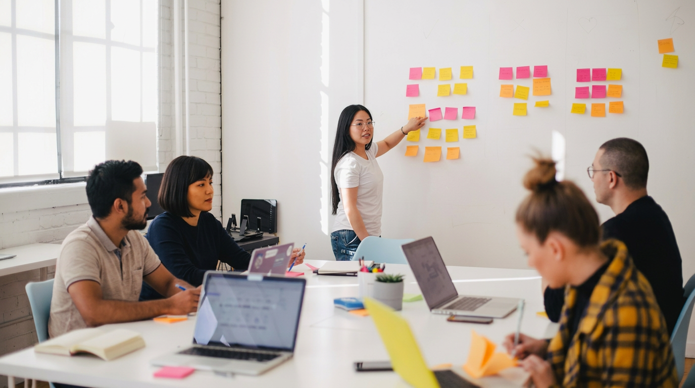 Digital marketing strategy meeting